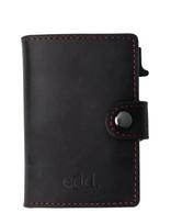 Edd. - Rfid Leather/Alu Card Holder - Kortelių dėklas - Juoda