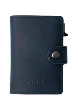 Edd. - Rfid Leather/Alu Card Holder - Kortelių dėklas - Tamsiai mėlyna