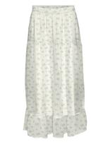 Vero Moda - Vmsmilla H/W Ankle Skirt Wvn Ga - Ilgas sijonas - Balta