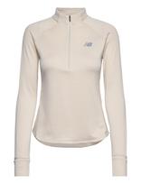 New Balance - Rc Essential Heat Grid 1/2 Zip - Flisiniai ir apatiniai megztiniai - Smėlio