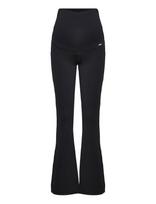 Aim´n - Ribbed Seamless Flare Maternity Tights - Bėgimo-treniruočių tamprės - Juoda