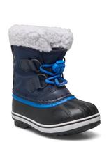 Sorel - Childrens Yoot Pac Nylon Boot Wp - Žieminiai batai su raišteliais - Mėlyna
