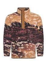 Columbia Sportswear - Helvetia Ii Printed Half Snap Fleece - Sportiniai flisiniai ir viduriniai sluoksniai - Smėlio