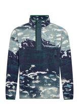 Columbia Sportswear - Helvetia Ii Printed Half Snap Fleece - Sportiniai flisiniai ir viduriniai sluoksniai - Tamsiai mėlyna