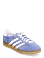 Adidas Originals - Gazelle Indoor W - Sportiniai žemapadžiai sportbačiai - Mėlyna