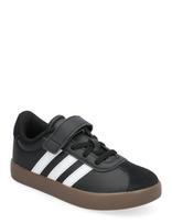 Adidas Sportswear - Vl Court 3.0 El C - Žemakulniai sportbačiai - Juoda