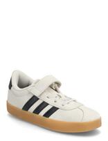 Adidas Sportswear - Vl Court 3.0 El C - Žemakulniai sportbačiai - Kreminė spalva