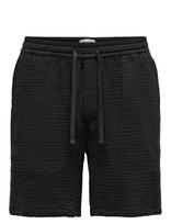 ONLY & SONS - Onstel-Pas 0158 Shorts - Laisvalaiko marškiniai - Juoda