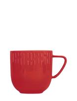 Aida - Confetti Mug W/Relief 1 Pcs Giftbox 35 Cl. - Kavos puodelis - Raudona
