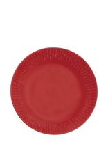 Aida - Confetti Pasta Plate W/Relief 1 Pcs Giftbox - Makaronų lėkštė - Raudona