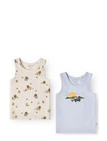 That's Mine - Emil Tanktop 2-Pack - Marškinėliai be rankovių - Mėlyna