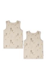 That's Mine - Emil Tanktop 2-Pack - Marškinėliai be rankovių - Smėlio