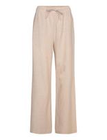 FREE/QUENT - Fqlava-Pants - Lininės kelnės - Smėlio