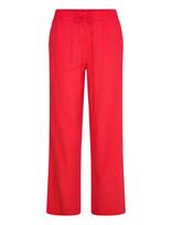 FREE/QUENT - Fqlava-Pants - Lininės kelnės - Raudona