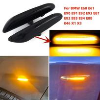 2pcs Dynamic LED Turn Signal Side Marker Light For BMW 1 3 5 X3 X1 Series E82 E81 E88 E46 E90 E91 E92 E93 E60 E61 E83 E84