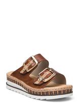 Rieker - Rieker Ladies' Sandals V7955-60 Beige - Platforminės basutės - Ruda
