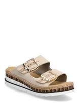 Rieker - Rieker Ladies' Sandals V7955-60 Beige - Platforminės basutės - Smėlio