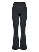 Aim´n - Ribbed Seamless Flare Petite Tights - Besiūlės pėdkelnės - Juoda