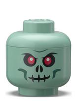 LEGO STORAGE - Lego Storage Head (Mini) - Green Skeleton - Sandėliavimo dėžė - Žalia