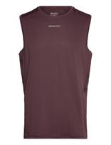 Craft - Adv Essence Sl Tee 2 M - Sportinė palaidinė be rankovių - Burgundiška splava