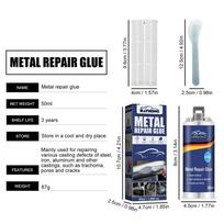 Metalo klijai Super Glue 50/100ML Karščiui atspari metalo šalto suvirinimo suklijavimo remonto pasta metalui, ketaus radiatoriui