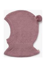Wheat - Knitted Balaclava Pomi - Balaklava - Rožinė