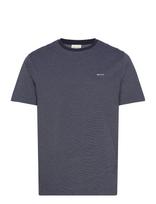 Gant - 4-Col Oxford Regular Ss T-Shirt - Marškinėliai trumpomis rankovėmis - Mėlyna