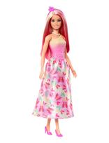 Barbie - A Touch Of Magic Royal Doll With Pink And Blonde Hair, Butterfly-Print Skirt And Accessories - Lėlė - Marga / raštuota