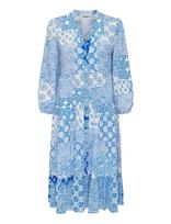 ONLY - Onlmilana 7/8 Dress Wvn Noos - Iki kelių ir midi suknelės - Mėlyna