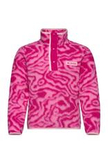 Columbia Sportswear - Helvetia Ii Printed Half Snap Fleece - Flisinė striukė - Rožinė