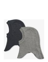 Wheat - 2 Wool Balaclava Felix - Balaklava - Juoda