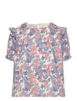 Creamie - Top Ss Cotton - Marškinėliai trumpomis rankovėmis - Marga / raštuota