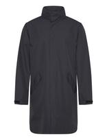 H2O - Rømø Logo Lw Rain Long Jacket - Lietpaltis - Juoda