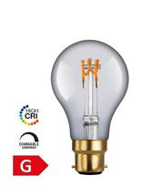E3light - E3 Led Vintage A60 B22 Spiral Dæmpbar Plastik - Apšvietimo lemputė - Nude