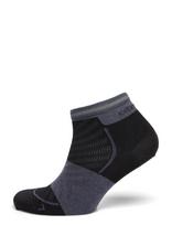 Icebreaker - Women Merino Blend Run+ Ultralight Mini - Futbolo kojinės iki kulkšnių - Juoda