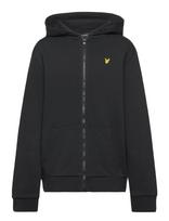 Lyle & Scott - Zip Through Hoodie - Džemperis - Juoda