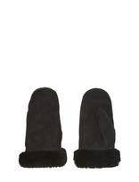 Becksöndergaard - Doa Shearling Mitten - Kumštinės pirštinės - Juoda