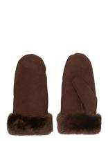 Becksöndergaard - Doa Shearling Mitten - Kumštinės pirštinės - Ruda