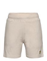 Lyle & Scott - Towelling Short - Šortai - Kreminė spalva