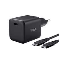 Trust Maxo Ultra-small 65W USB-C GaN Charger, juodas - Įkroviklis