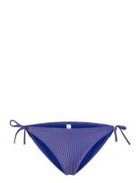 Calvin Klein - String Side Tie - Bikinis su raišteliais šonuose - Mėlyna
