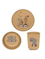 Nuuroo - Milas Pla Dinner Set 3-Pack - Vakarienės rinkiniai - Ruda