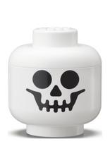 LEGO STORAGE - Lego Mini Head - Skeleton - Sandėliavimo dėžė - Balta