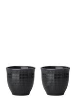 Rörstrand - Swgr Egg Cup 4Cl Stone 2Pc - Kiaušinių indelis - Juoda