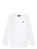Lyle & Scott - Plain Ls T-Shirt - Megztinis - Balta