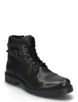 Jack & Jones - Jfwdexter Leather Boot Sn - Suvarstomi batai - Juoda
