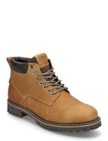 Jack & Jones - Jfwqueensway Leather Boot Sn - Suvarstomi batai - Ruda