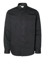 Selected - Slmfilip-Performance Slim Ls Shirt Noos - Verslo marškiniai - Juoda