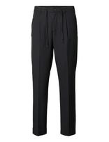 Selected - Slh190-Reg Tapered Leroy Pleat Pant Noos - Laisvalaiko marškiniai - Juoda