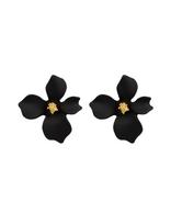 By Jolima - Lilly Earring , Brown - Auskarai - Juoda